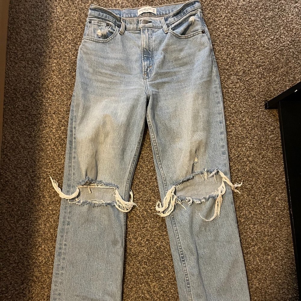 Abercrombie & Fitch 90s Straight Ultra High Rise